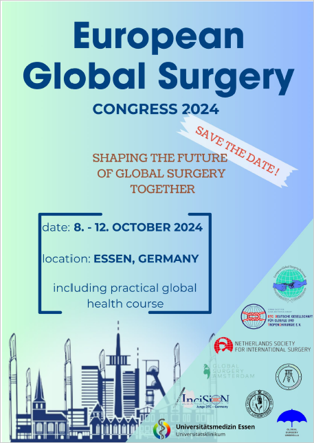 European Global Surgery Network Conference 2024 Flyer